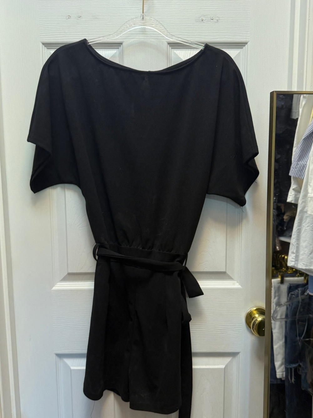 Black Belted Women’s romper